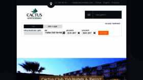 What Cactushotels.com website looked like in 2017 (6 years ago)