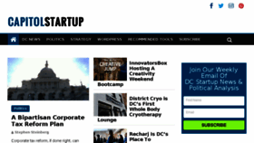 What Capitolstartup.com website looked like in 2017 (6 years ago)