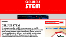 What Celulelestem.ro website looked like in 2017 (6 years ago)