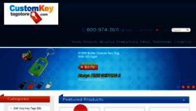 What Customkeytagstore.com website looked like in 2017 (6 years ago)