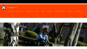 What Cyclehighlands.com website looked like in 2017 (6 years ago)