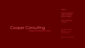 What Cooperconsulting.net website looked like in 2017 (6 years ago)