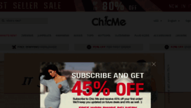 What Chic-fusion.com website looked like in 2017 (6 years ago)