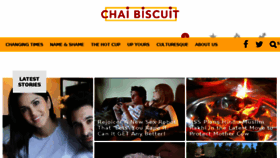 What Chaibiscuit.com website looked like in 2017 (6 years ago)