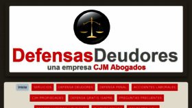 What Cjmabogados.cl website looked like in 2017 (6 years ago)