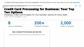 What Credit-card-processing-review.toptenreviews.com website looked like in 2017 (6 years ago)