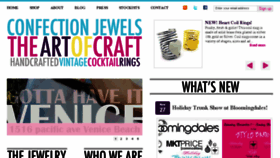 What Confectionjewels.com website looked like in 2017 (6 years ago)
