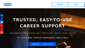 What Careerrealism.com website looked like in 2017 (8 years ago)