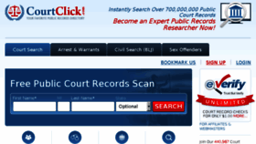 What Courtclick.com website looked like in 2017 (6 years ago)
