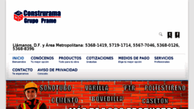What Construramaprohogar.com.mx website looked like in 2017 (6 years ago)