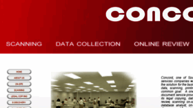 What Concorddoc.com website looked like in 2017 (6 years ago)