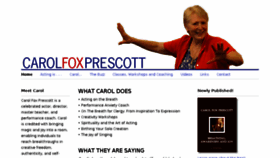 What Carolfoxprescott.com website looked like in 2017 (6 years ago)