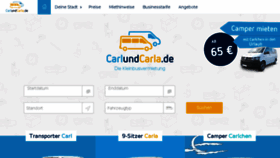What Carlundcarla.de website looked like in 2017 (6 years ago)
