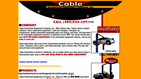 What Cableautomotive.com website looked like in 2017 (6 years ago)