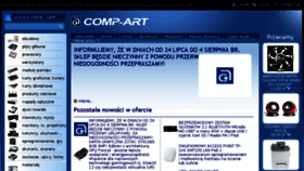 What Comp-art.pl website looked like in 2017 (6 years ago)