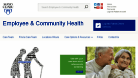 What Communityhealth.mayoclinic.org website looked like in 2017 (6 years ago)