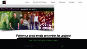 What Cvxlive.com website looked like in 2017 (6 years ago)