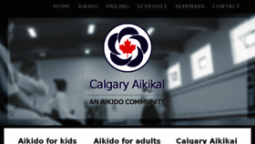 What Calgaryaikikai.com website looked like in 2017 (6 years ago)