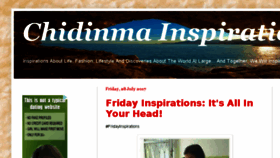 What Chidinmainspirations.com website looked like in 2017 (6 years ago)