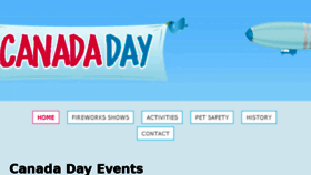 What Canada-day.ca website looked like in 2017 (8 years ago)