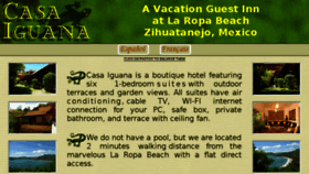 What Casa-iguana.com website looked like in 2017 (6 years ago)