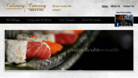 What Culinarycatering.ca website looked like in 2017 (6 years ago)