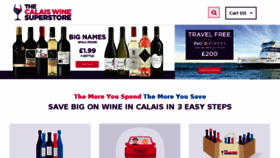 What Calaiswine.co.uk website looked like in 2017 (6 years ago)