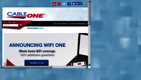 What Cableone.com website looked like in 2017 (6 years ago)