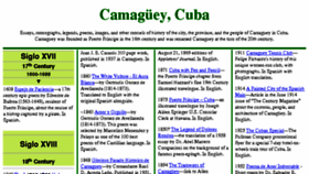 What Camagueycuba.org website looked like in 2017 (6 years ago)