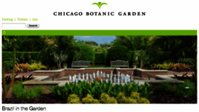 What Chicago-botanic.org website looked like in 2017 (6 years ago)