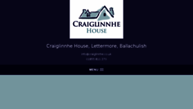 What Craiglinnhe.co.uk website looked like in 2017 (6 years ago)