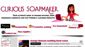 What Curious-soapmaker.com website looked like in 2017 (6 years ago)