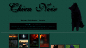 What Chien-noir.com website looked like in 2017 (6 years ago)
