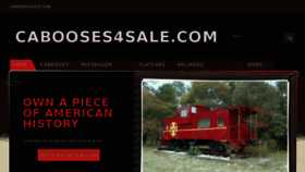 What Cabooses4sale.com website looked like in 2017 (6 years ago)
