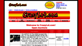 What Crazylot.com website looked like in 2017 (6 years ago)