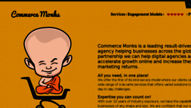 What Commercemonks.com website looked like in 2017 (6 years ago)