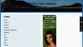 What Claytonnewmexico.net website looked like in 2017 (6 years ago)
