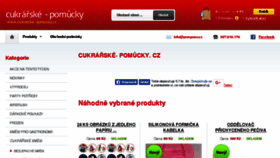 What Cukrarske-pomucky.cz website looked like in 2017 (6 years ago)