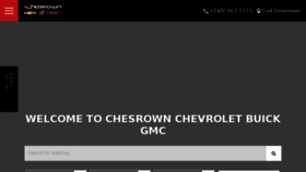 What Chesrown.com website looked like in 2017 (6 years ago)