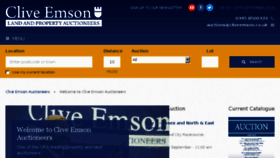 What Cliveemson.co.uk website looked like in 2017 (6 years ago)