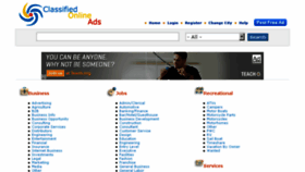 What Classifiedonlineads.net website looked like in 2017 (9 years ago)