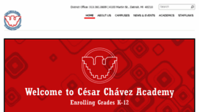What Chavezacademy.com website looked like in 2017 (6 years ago)