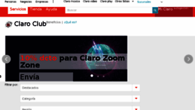 What Claroclub.cl website looked like in 2017 (6 years ago)