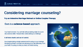 What Couplestherapyinc.com website looked like in 2017 (6 years ago)