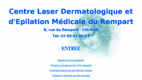 What Centre-laser-colmar.com website looked like in 2017 (6 years ago)