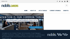 What Careers.noblis.org website looked like in 2017 (6 years ago)