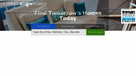 What Comingsoonhomes.com website looked like in 2017 (6 years ago)