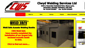 What Clwydweld.co.uk website looked like in 2017 (6 years ago)