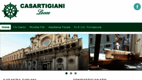 What Casartigianilecce.it website looked like in 2017 (6 years ago)