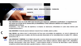 What Cgasesores.es website looked like in 2017 (8 years ago)